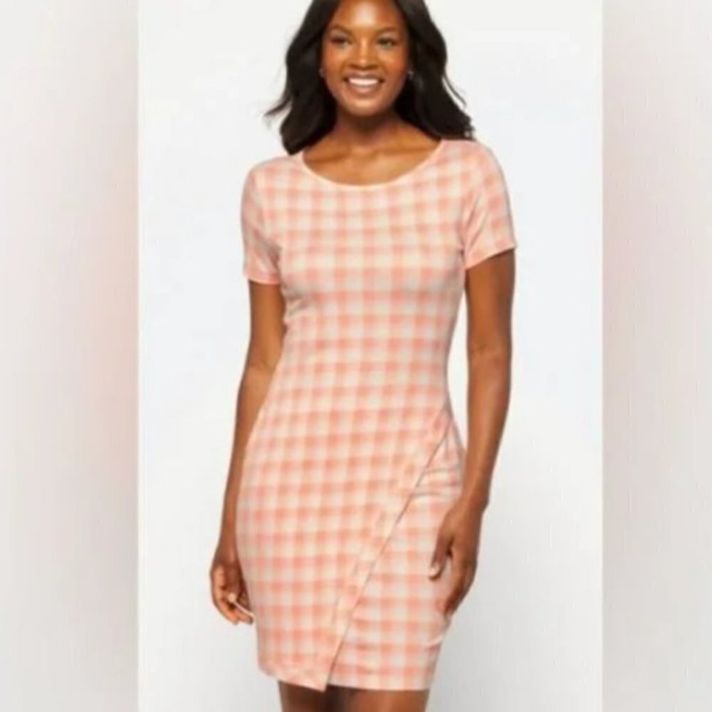 41 Hawthorn Brigitte Plaid Knit Check Dress